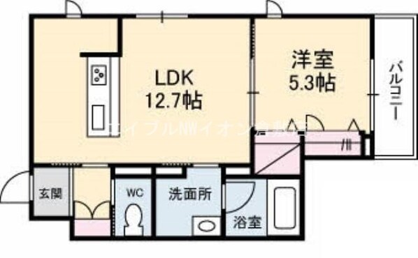 ピゴラーレⅠの物件間取画像